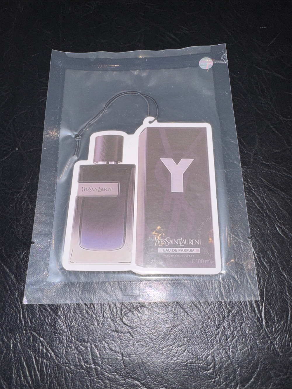 Designer-Inspired Black and Blue Bottle Air Freshener NEW